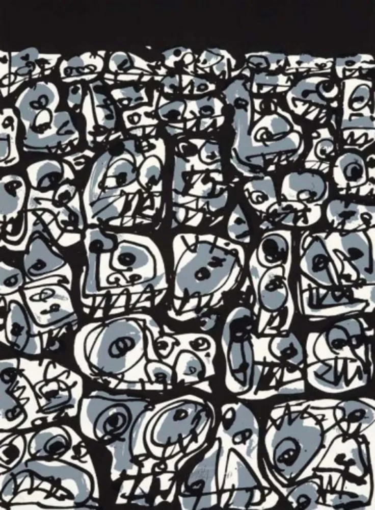 丝网印刷 Saura - Multitud