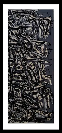 石版画 Saura - NEGRO