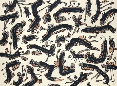 石版画 Saura - Péchés capitaux 2 L'envie