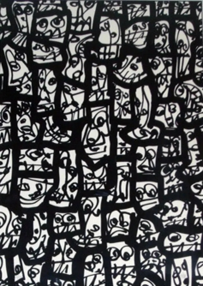 丝网印刷 Saura - Pour le peuple sud-africain