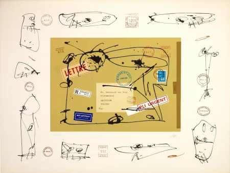 石版画 Saura - Rembrandt Van Rijin