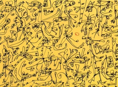 石版画 Saura - Sans titre