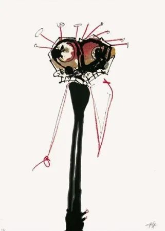 丝网印刷 Saura - Sans titre