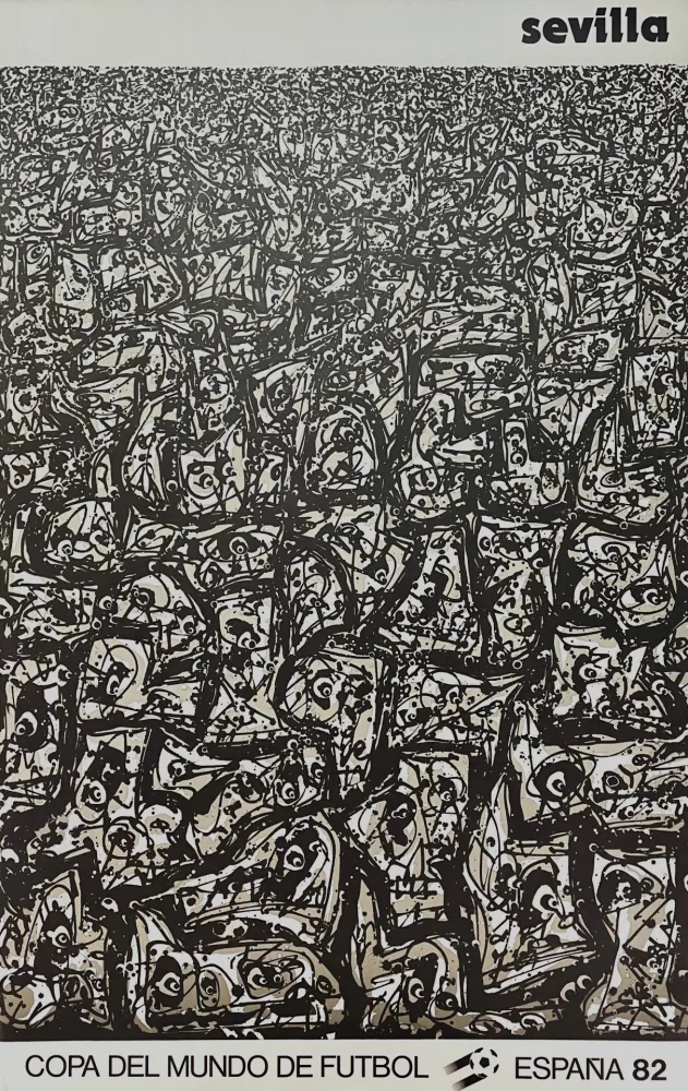 海报 Saura - Sevilla - Copa del Mundo de futbol