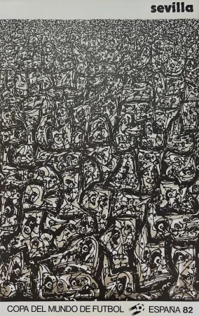 海报 Saura - Sevilla - Copa del Mundo de futbol