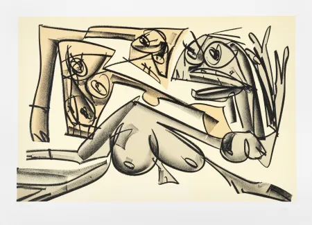 石版画 Saura - Tagebücher Kafka 1