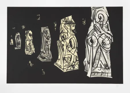 石版画 Saura - Tagebücher Kafka 2