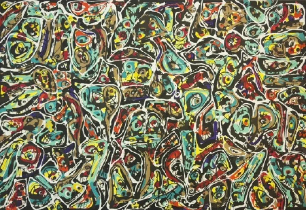 石版画 Saura - The Danger of the Link 