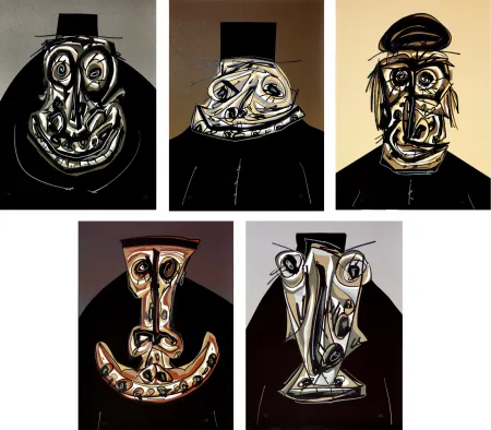 石版画 Saura - Un chair d'ombre