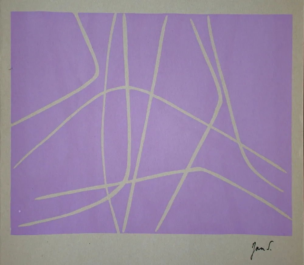 丝网印刷 Saverys - Sans titre