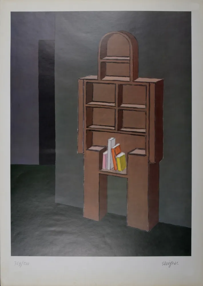 石版画 Savignac - Bibliosex