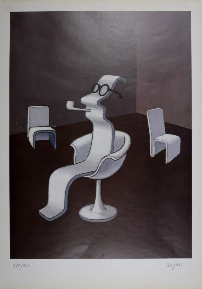 石版画 Savignac - Matières plastiques