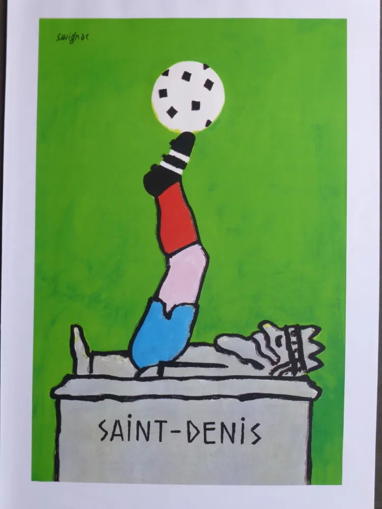 海报 Savignac - Saint Denis (coupe du monde de football) 1998