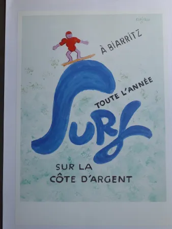 海报 Savignac - Surf à Biarritz toute l'année sur la côte d'argent 