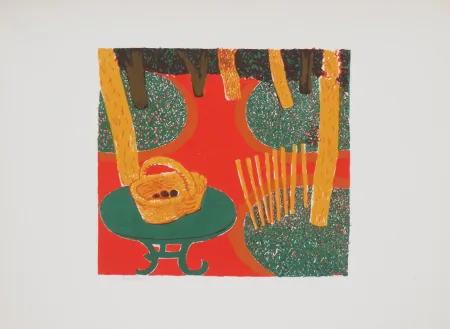 石版画 Savin  - Le Jardin