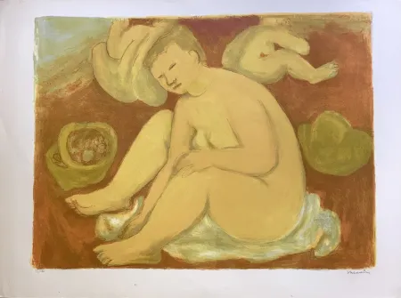 石版画 Savin  - Sans titre