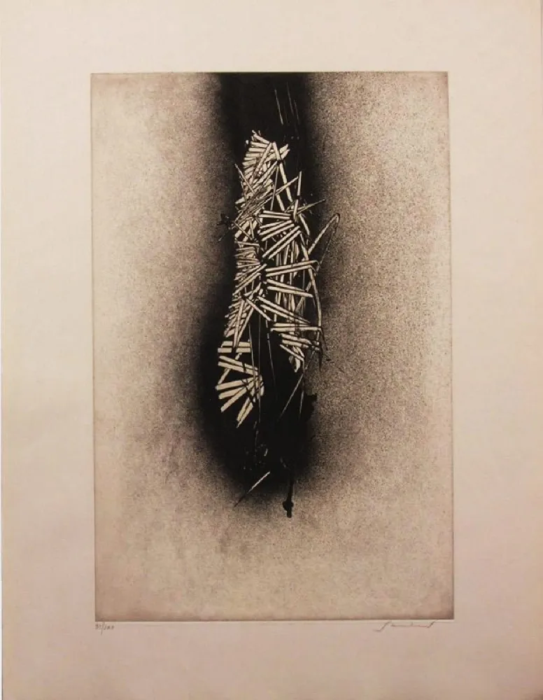 版画 Scanavino - SENZA TITOLO