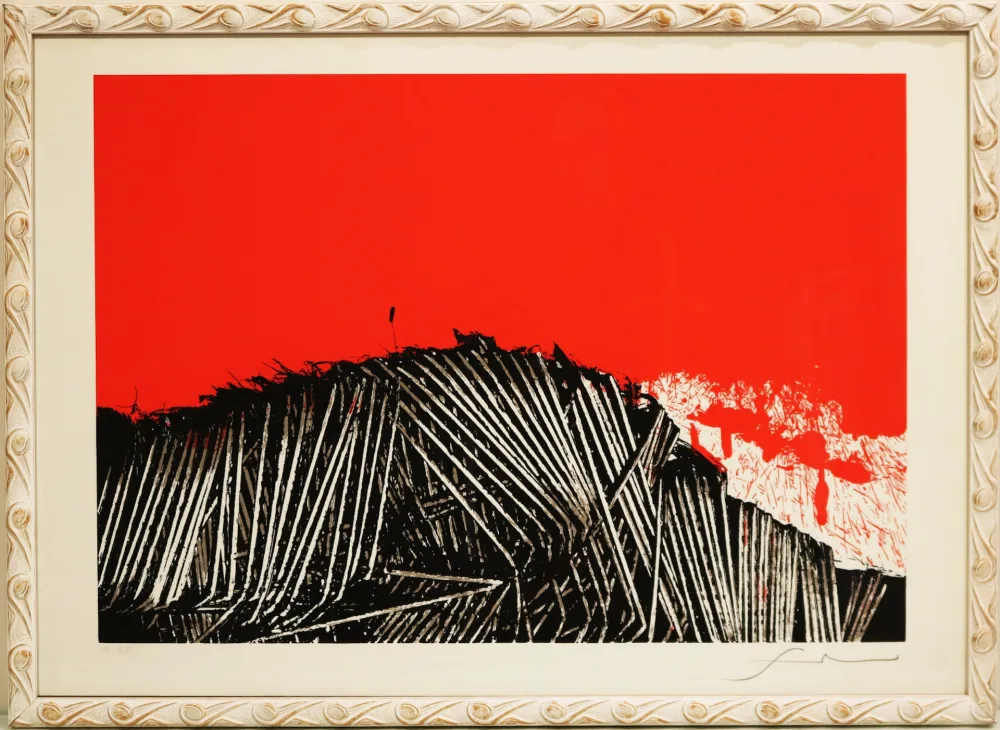 石版画 Scanavino - Senza titolo