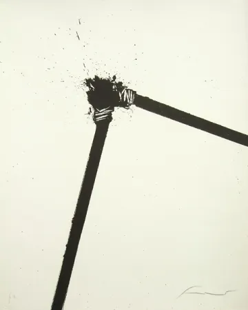 石版画 Scanavino - Senza titolo