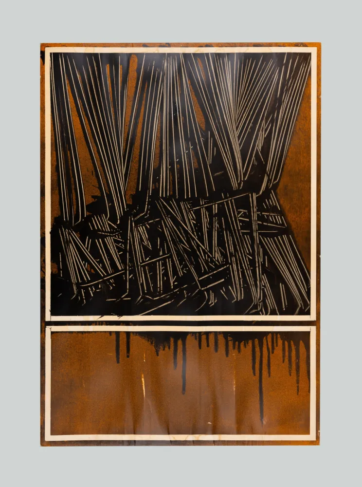 石版画 Scanavino - Tramature