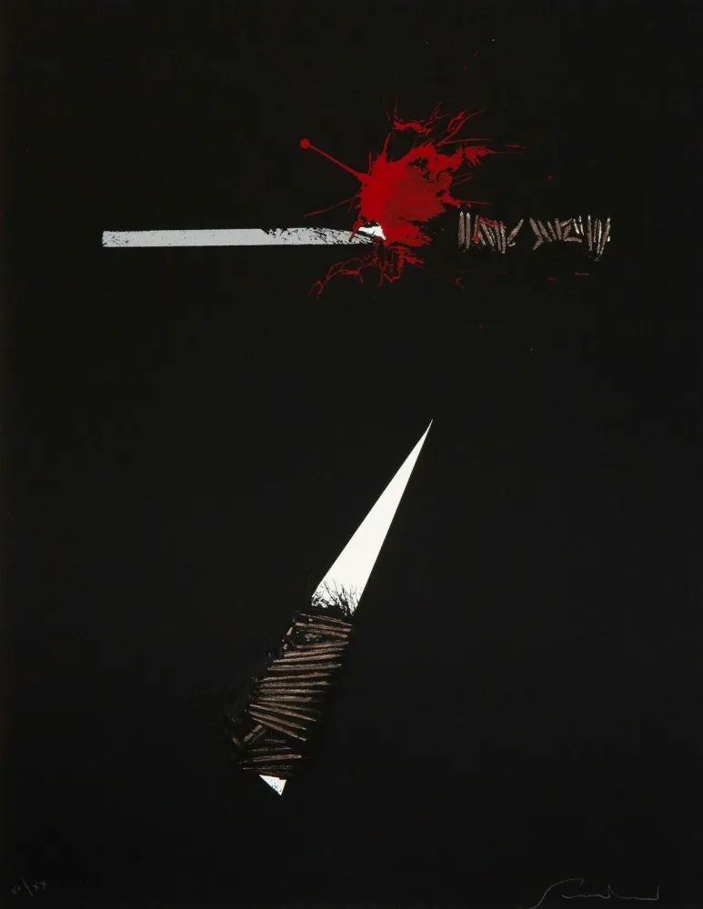 石版画 Scanavino - Tramature