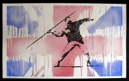 丝网印刷 Schade - Bansky UK Flag