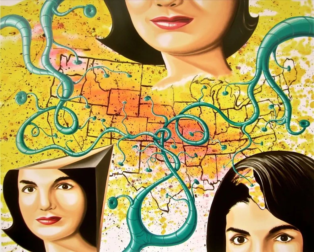 丝网印刷 Scharf - The Three Faces of Jackie