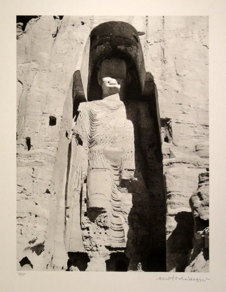 无技术 Scheidegger - Buddha-Monument im Bamiyan-Tal, Afghanistan