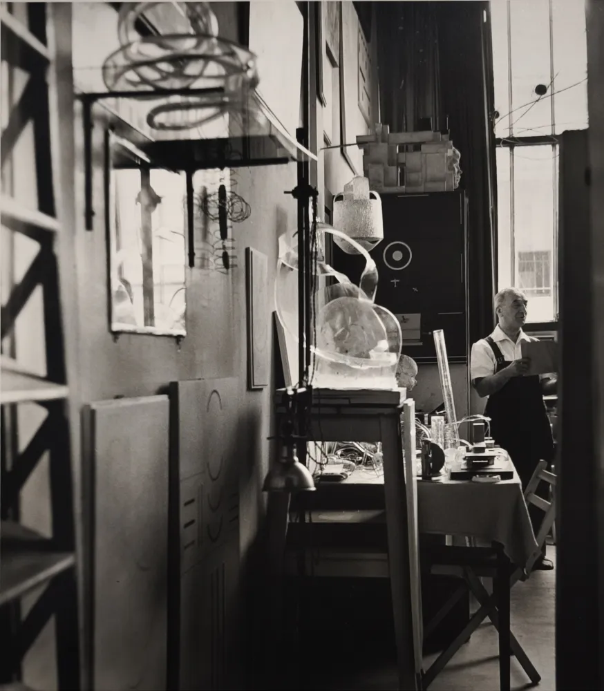 摄影 Scheidegger - Georges Vantongerloo, 1950.