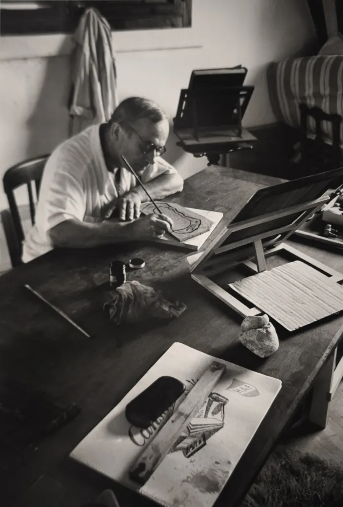 摄影 Scheidegger - Joan Miro, um 1954.