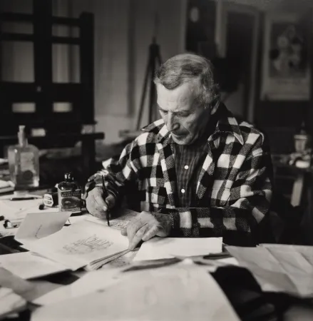 摄影 Scheidegger - Marc Chagall, um 1970. 