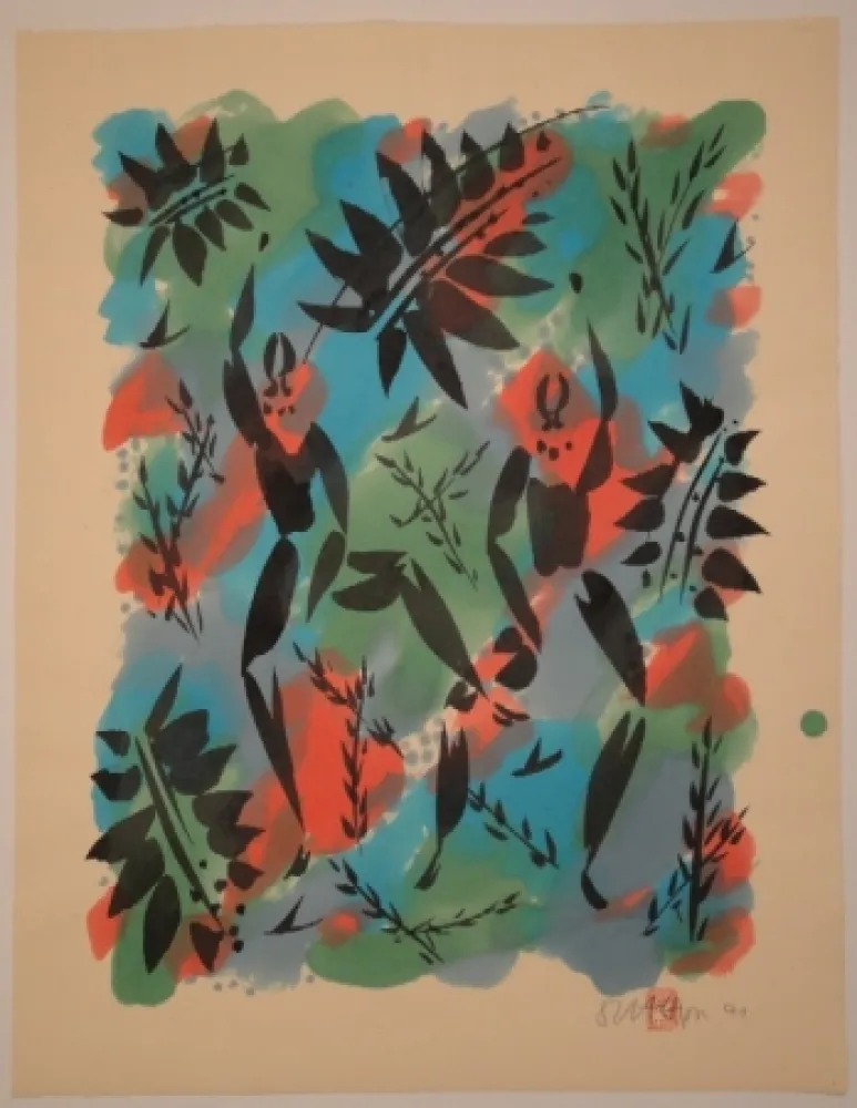 单版画 Scheidl - Tanzfigur