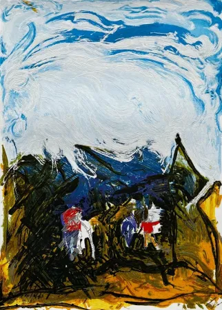 丝网印刷 Schifano - Area aperta 