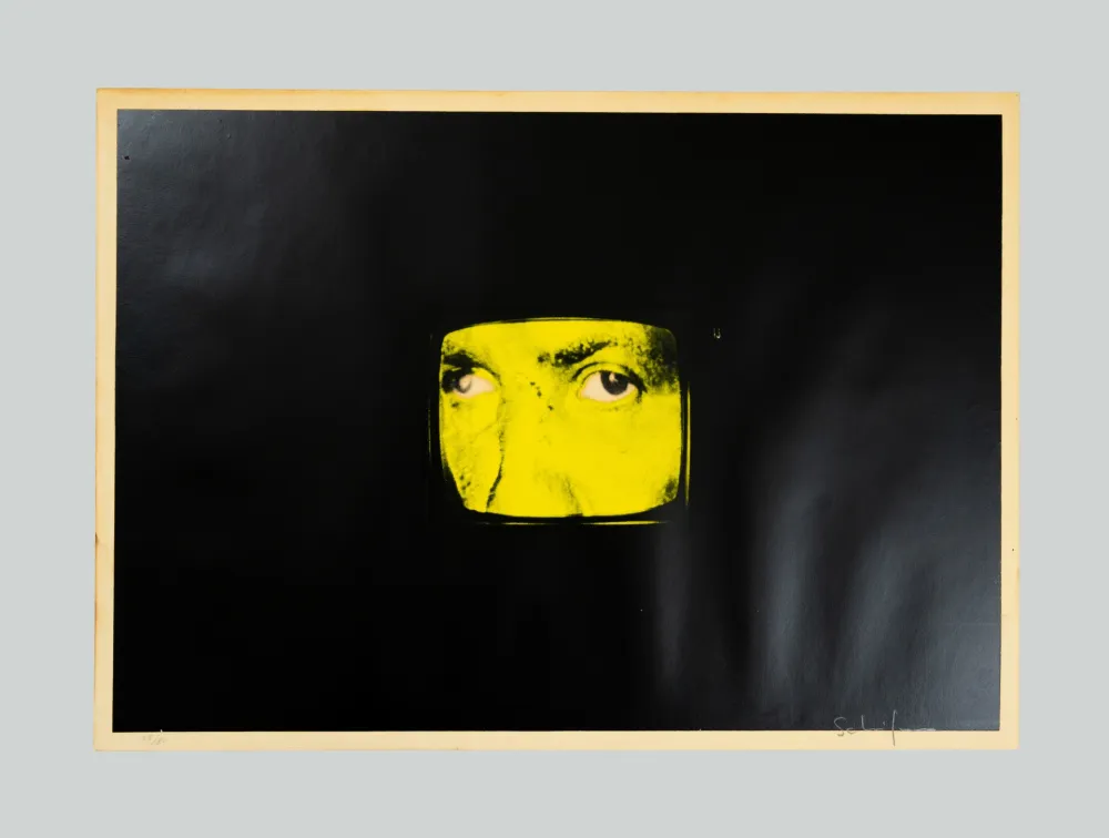 丝网印刷 Schifano - Composizione