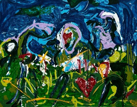 丝网印刷 Schifano - Esterno