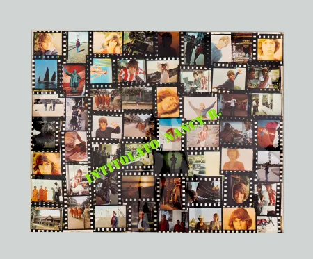 石版画 Schifano - Intitolato a Nancy R.