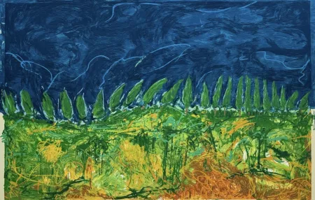 石版画 Schifano - Mario Schifano (1934–1998) – Bellavista – Enamel screen printing – 1993