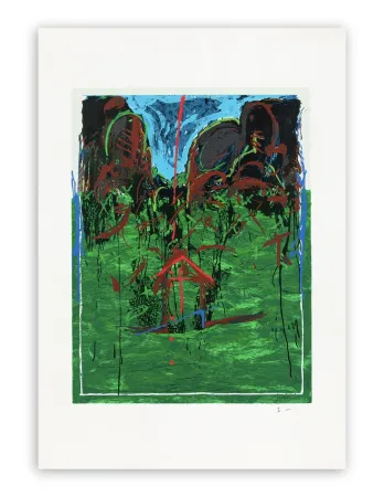 丝网印刷 Schifano - Mario Schifano (1934–1998) - Casetta - Enamel screen printing - 1993