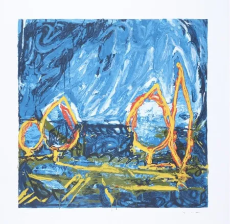 丝网印刷 Schifano - Mario Schifano (1934–1998) - Esterno - Enamel screen printing - 1996