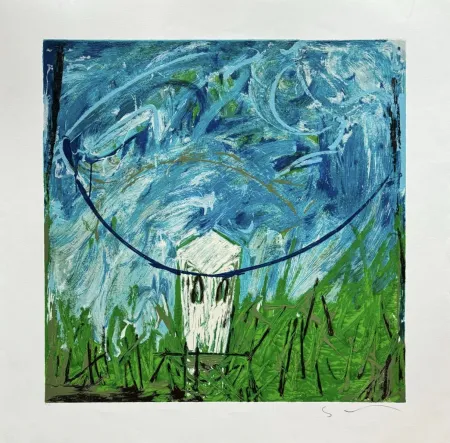 丝网印刷 Schifano - Mario Schifano (1934–1998) - Grand'angolo - Enamel screen printing - 1988