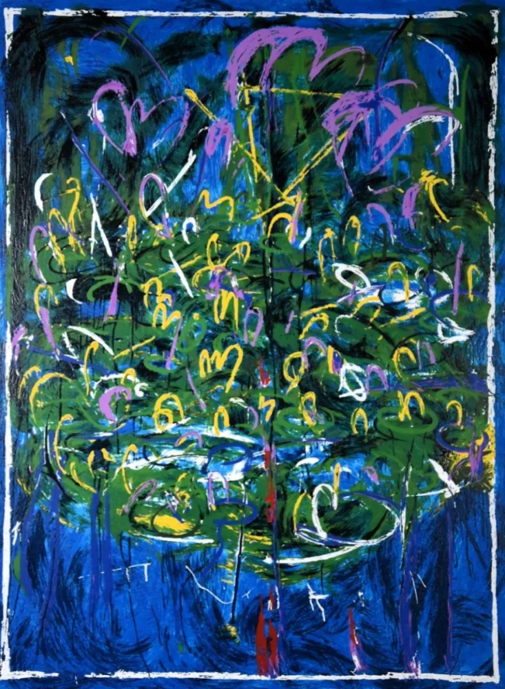 石版画 Schifano - Mario Schifano (1934–1998) - Idrocultura - Enamel screen printing - 1990