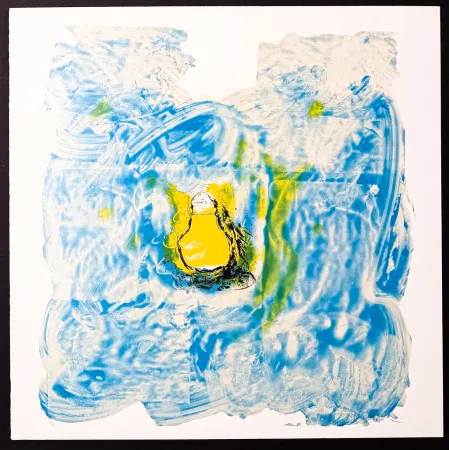 石版画 Schifano - Mario Schifano (1934–1998) - In luce - Lithograph with screen printing on paper - 1988