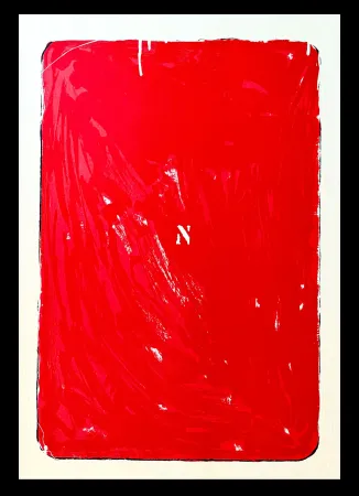 丝网印刷 Schifano - Mario Schifano (1934–1998) - Monochrome - Materic serigraphy with enamels on cardboard - 1975