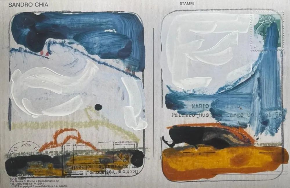 丝网印刷 Schifano - Omaggio a Sandro Chia