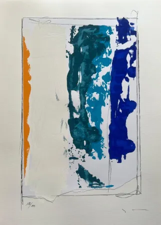 丝网印刷 Schifano - Paesaggio anemico