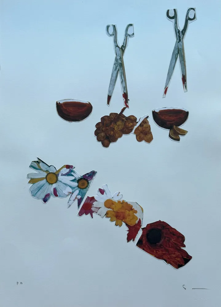 丝网印刷 Schifano - Ritagli di stagione 