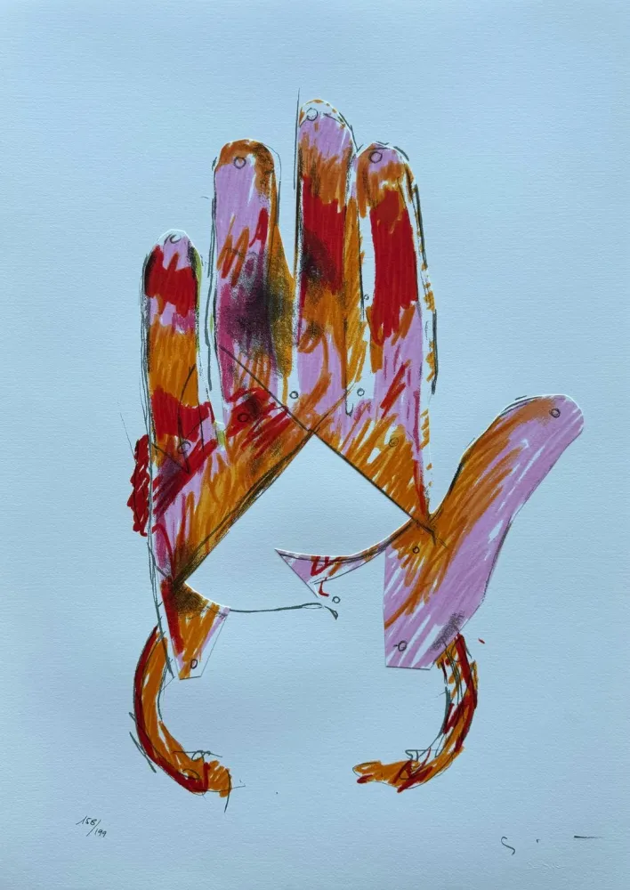 丝网印刷 Schifano - Simbolismo