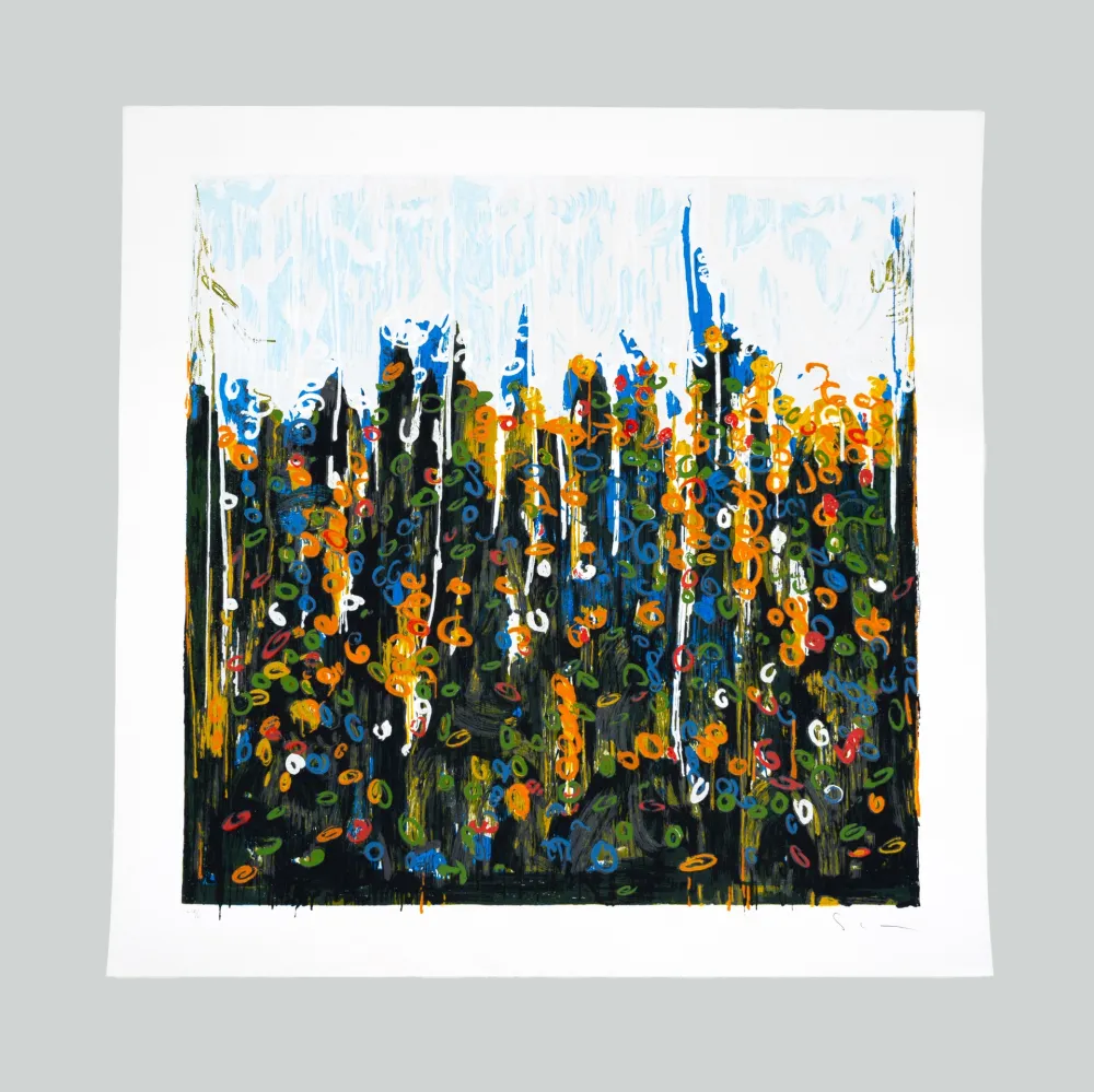 丝网印刷 Schifano - Splendore del floricoltore