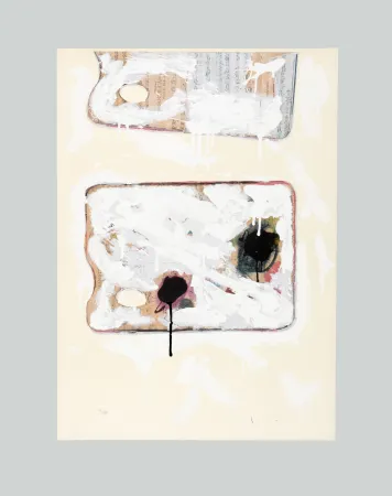 丝网印刷 Schifano - Tavolozza