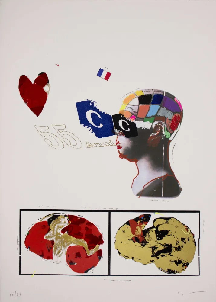 丝网印刷 Schifano - Untitled